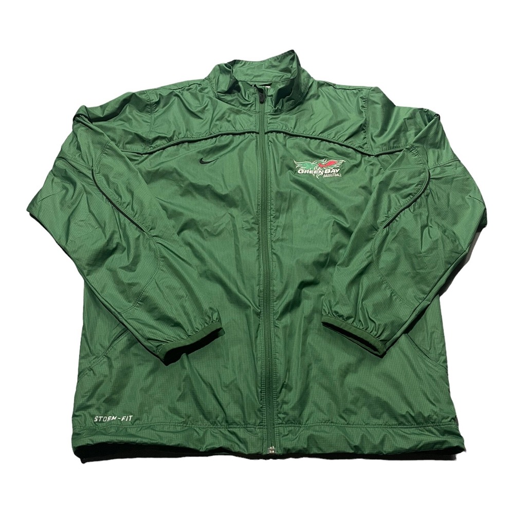Men's Nike Storm Fit UWGB Phoenix Basketball Full Zip Windbreaker Jacket S Small